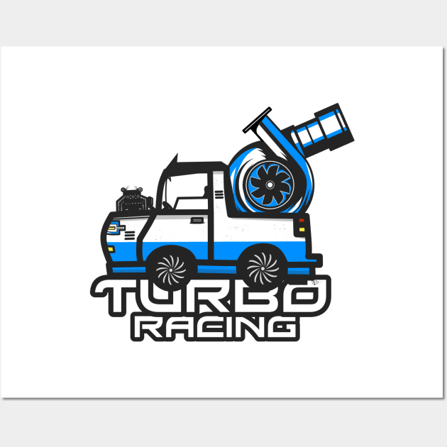 turbo racing car Wall Art by Sefiyan